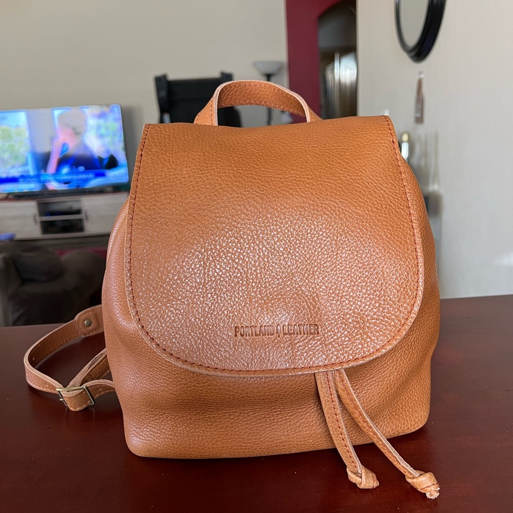 Portland Leather Goods Bucket Backpack